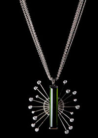 Pendentif LE RAYON VERT