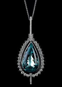 Pendentif FLAMME BLEUE